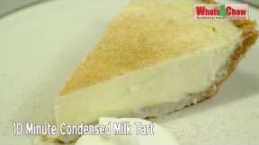 Condensed Milk Tart  (in just 10 minutes)