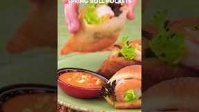 Take your spring rolls up a notch! This spring roll pocket hack is sure to impress! #shorts
