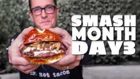 THE NEXT SMASHBURGER IN OUR ABSOLUTELY DELICIOUS SMASH MONTH... | SAM THE COOKING GUY