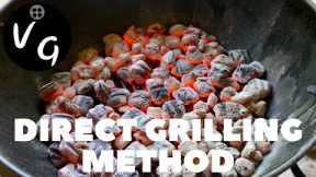 Direct Grilling Method - Charcoal Grilling for Beginners Part 4 - Pork Chops