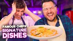 Recreating Famous Chefs' Signature Dishes | Wylie Dufresne’s Shrimp Noodles!!