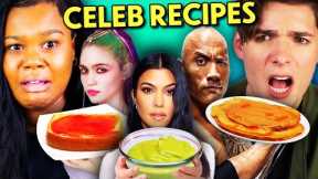 We Try Celebrities' Viral Recipes! (Cheezy Takis, Pizza Toast , Avocado Pudding)