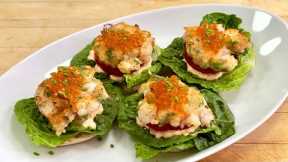 Jacques Pepin's Quick and Easy Shrimp Burgers