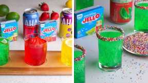 Get your party bubbling! Zero Sugar Sparkling Jell-O and AHA combine for these wow-worthy delights.✨
