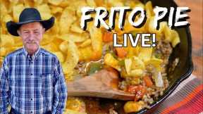 Making up a Cowboy Favorite- Frito Pie Live Cook