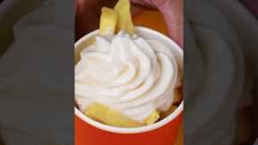 Sweet and salty, ice cream and fries make the perfect combo #shorts