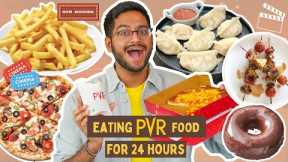 EATING ONLY PVR FOOD FOR 24 HOURS | DID I LIKE ANYTHING? REVIEW + CHALLENGE