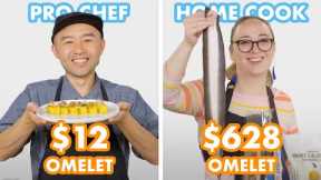 $628 vs $12 Omelet: Pro Chef & Home Cook Swap Ingredients | Epicurious