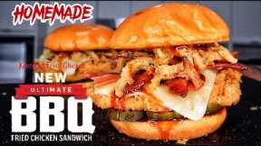 HOW TO MAKE THE NEW KFC ULTIMATE BBQ FRIED CHICKEN SANDWICH AT HOME | Hawt Chef