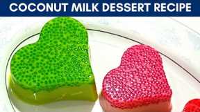 Sago Dessert Recipe | Coconut Milk Dessert | Milk Dessert | Dessert Recipe