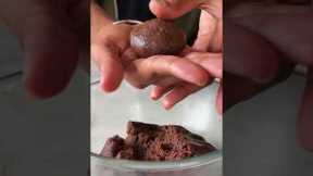 *BEST EVER* STUFFED EGGLESS NUTELLA COOKIE | HOW TO MAKE COOKIE AT HOME #shorts