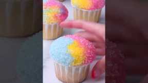 Stay cool with these yummy Snow Cone Cupcakes #shorts