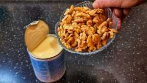 Best Condensed Milk with Walnuts! You'll be Amazed! Dessert in a Minute. No Baking !