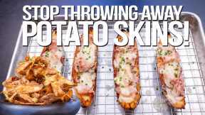 YOU'VE BEEN THROWING AWAY YOUR POTATO SKINS AND YOU NEED TO STOP! | SAM THE COOKING GUY