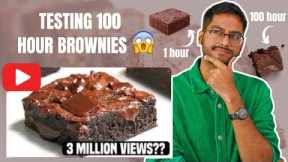 TESTING VIRAL *100 HOUR* BROWNIE BY ALVIN ZHOU😱100 HOUR BROWNIE VS 1 HOUR BROWNIE..WHICH IS BETTER?