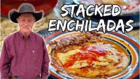 Authentic New Mexico Stacked Enchiladas Right From the Hatch Valley!
