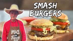 Double Decker Smash Burgers with Homemade Brioche Buns