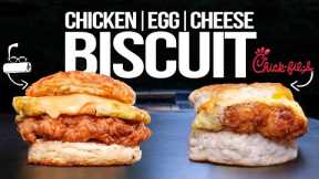 CHICK-FIL-A CHICKEN, EGG & CHEESE BISCUIT - BUT HOMEMADE...& WAY BETTER! | SAM THE COOKING GUY