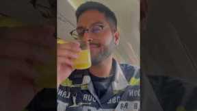 WHAT I EAT IN A DAY - FLIGHT TO KOLKATA #shorts