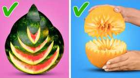 Amazing Hacks to Cut Fruits and Veggies🍅🔪