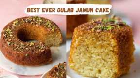 *YUMMIEST* DIWALI SPECIAL GULAB JAMUN CAKE RECIPE | HOW TO MAKE A GULAB JAMUN CAKE AT HOME