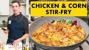 Chris Makes Chicken Stir-Fry | From The Home Kitchen | Bon Appétit