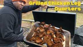 Grilled Chicken Leg Quarters on the Char-Griller Charcoal Grill