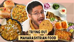 EATING MAHARASHTRIAN FOOD FOR 24 HOURS | MISAL PAV, MASALA PAV, ZUNKA & MORE..WHAT DID I LIKE?