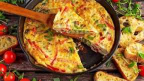 BLD Meal: Spanish Omelette With Peppers + Cheese