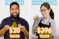 $396 vs $20 Tacos: Pro Chef &