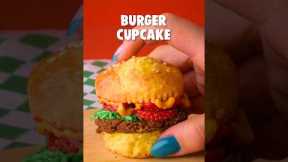 Sink your teeth into these adorable burger cupcakes