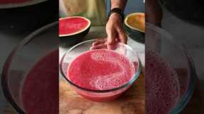 *4 INGREDIENT* WATERMELON JELLY AT HOME #shorts