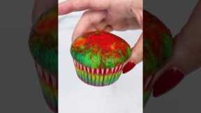 Feel the love with a perfect rainbow cupcake!