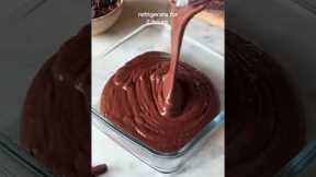 *2 INGREDIENT* CHOCOLATE MOUSSE MADE FROM LEFT OVER RICE #shorts