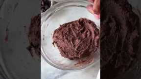 *NO OVEN & NO MOULD* CHOCOLATE BUTTER COOKIES #shorts