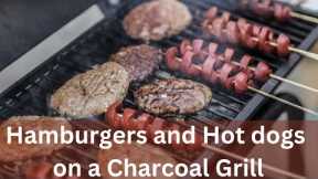 MASTERING Hotdogs And Hamburgers On A Charcoal Grill | Charcoal Grilling Tips